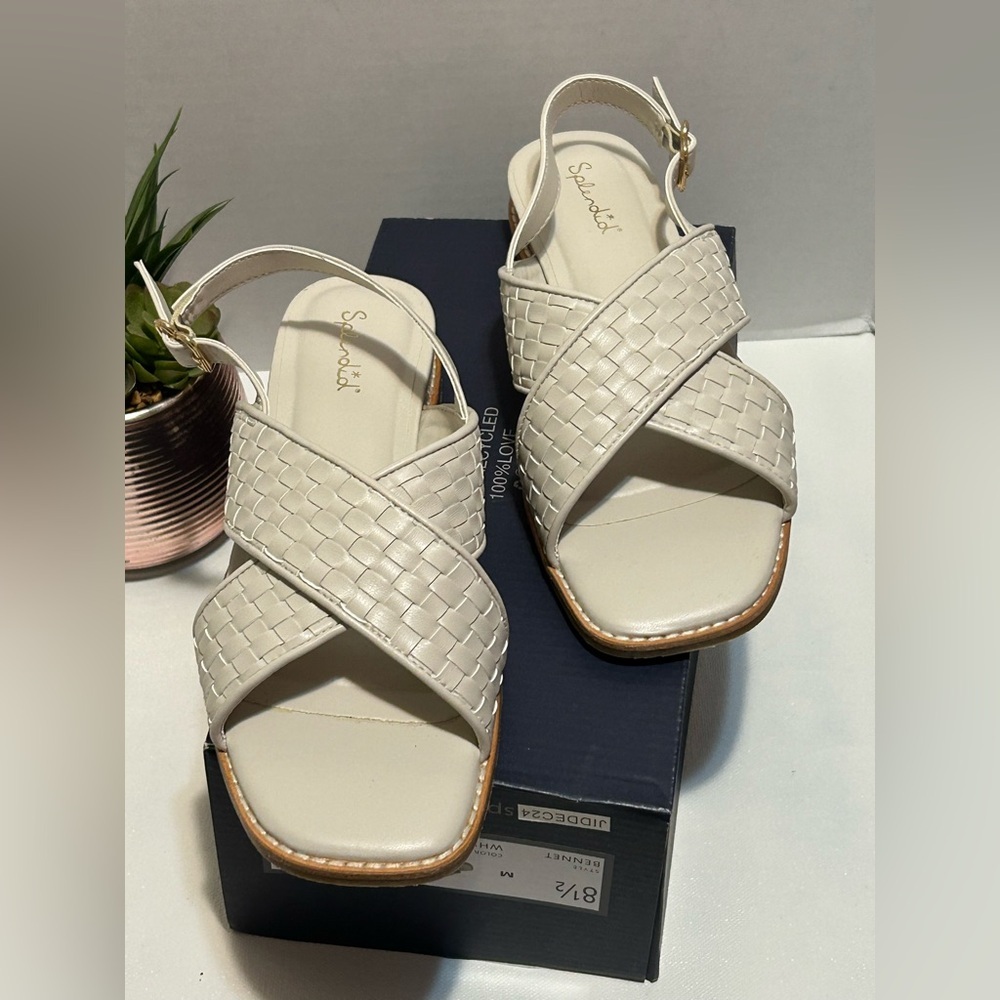 Splendid Women's Cream Woven Sandals